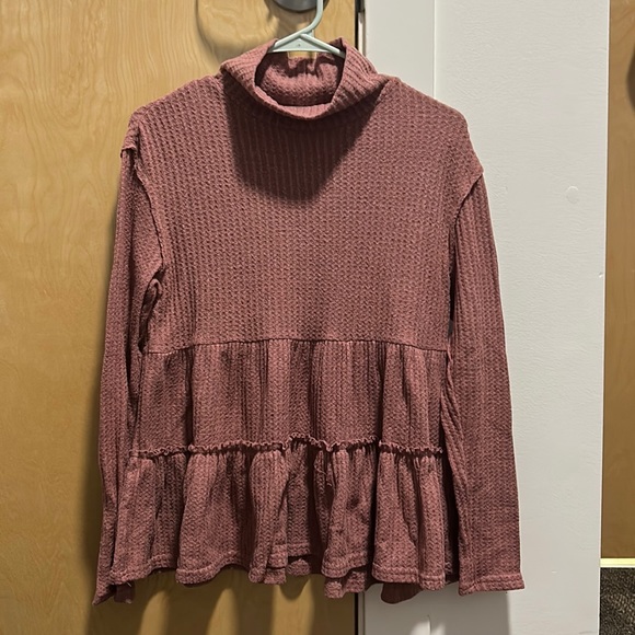 Altar'd State Sweaters - altar’d state dusty rose sweater with mock neck size S